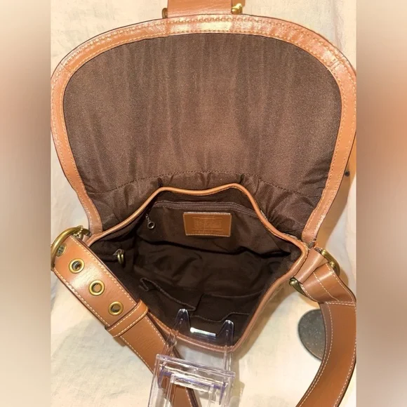 Vintage Coach Signature Soho Crossbody Buckle Suede Studded Bag & Wristlet - Picture 7 of 12